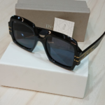 نظارة شمس أسود مربعة