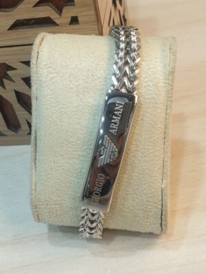 بريسلت أنسيال رجالى معدن سيلفر