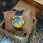 ساعة حريمى أستيك رابر كحلى