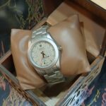 ساعة يد رجالى ميرور أوريجينال سيلفر ميناء رمادى قفل أوريجينال