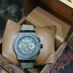 ساعة يد رجالى هوبلت أستيك جلد