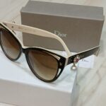 نظارة أى كات حريمى بفص لولى لون بنى فى بيج