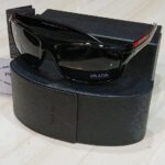 نظارة رجالى بسحبة لون أسود لامع صناعة أيطالى