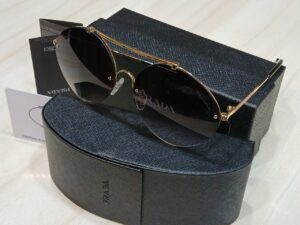 نظارة رجالى سوداء مدورة